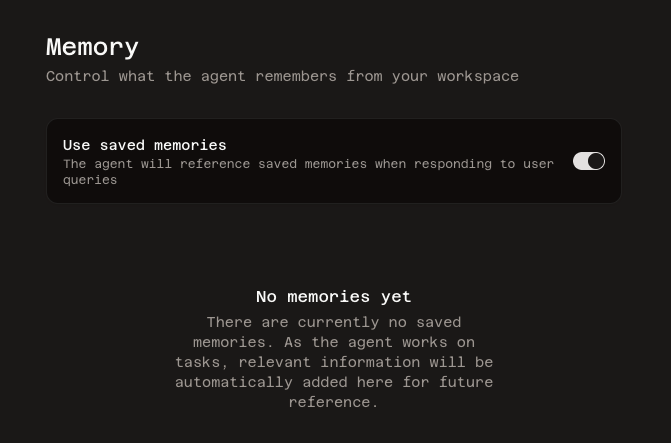 Agent memory and Todo list
